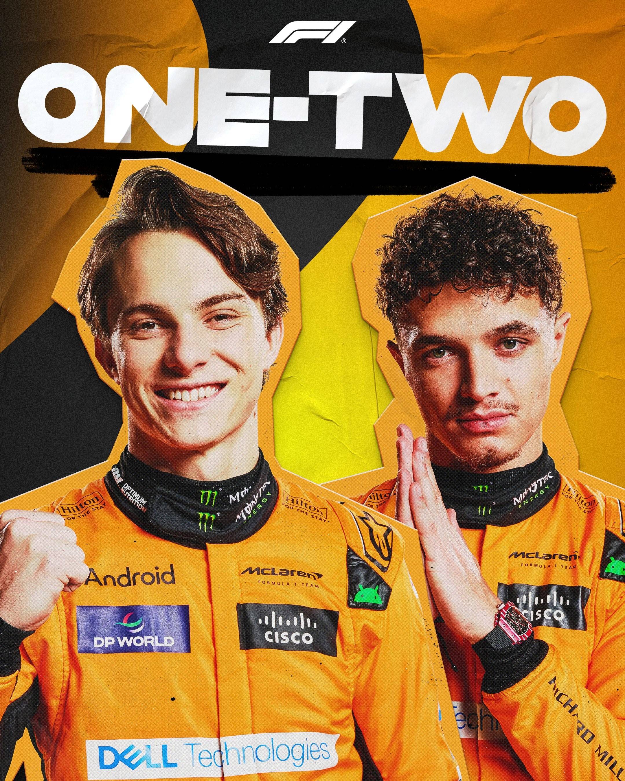 红牛车队翻盘雷诺车队，皮亚斯特里惊艳四座